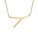 Collier femme avec la lettre de l'alphabet G829 28