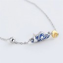 Collier Femme avec Lune D533 3