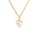 Collier femme avec pendentif cœur 6
