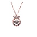 Collier femme avec pendentif couronne 3