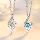 Collier femme avec pendentif D403 1