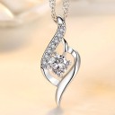 Collier femme avec pendentif D403 2