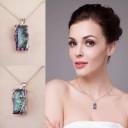 Collier femme avec pendentif D614 4