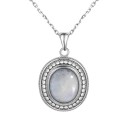 Collier femme avec pendentif D663 1