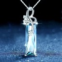 Collier femme avec pendentif D718 8