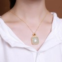 Collier femme avec pendentif D734 2
