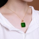 Collier femme avec pendentif D734 3