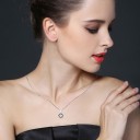 Collier femme avec pendentif D787 2
