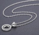 Collier femme avec pendentif D787 4