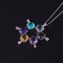 Collier femme avec pendentif D796 5