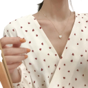 Collier femme avec pendentif en forme de cœur en alliage de zinc collier en métal délicat pour un usage quotidien et des combinaisons stylées 4