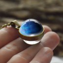 Collier Femme avec Planète D378 5