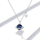 Collier Femme avec Planète et Étoile 4