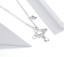 Collier Femme avec Planète et Lune 4