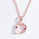 Collier femme cercle 5