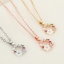 Collier femme cercle 1