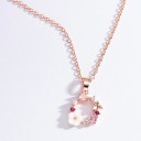 Collier femme cercle 2