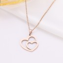 Collier femme cœur D196 5