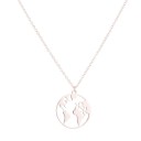 Collier femme globe terrestre 8