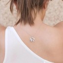 Collier femme globe terrestre 3