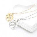 Collier femme globe terrestre 4