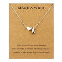 Collier femme lettre a cœur 25