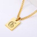 Collier femme lettre D135 10