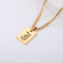 Collier femme lettre D135 13