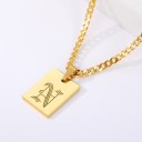 Collier femme lettre D135 17