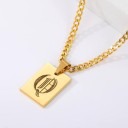 Collier femme lettre D135 20