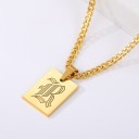Collier femme lettre D135 21
