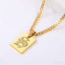 Collier femme lettre D135 22