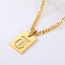Collier femme lettre D135 23