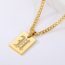 Collier femme lettre D135 24
