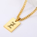 Collier femme lettre D135 29
