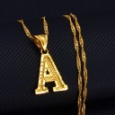 Collier femme lettre D142 6