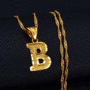 Collier femme lettre D142 7