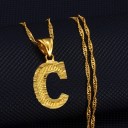 Collier femme lettre D142 8