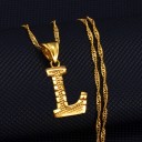 Collier femme lettre D142 17