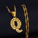 Collier femme lettre D142 22