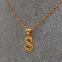 Collier femme lettre D142 5
