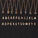 Collier femme lettre D164 1