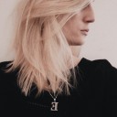 Collier femme lettre D183 2