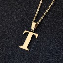 Collier femme lettre D183 3