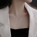 Collier femme lune et étoile 3