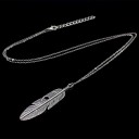 Collier femme plume 4