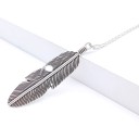 Collier femme plume 2