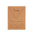 Collier femme signe du zodiaque D185 22