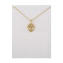Collier fin pour femmes avec pendentif G763 12