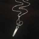 Collier long pour femme avec des ciseaux 3